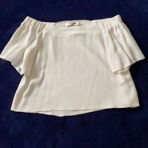 Off the Shoulder White Top